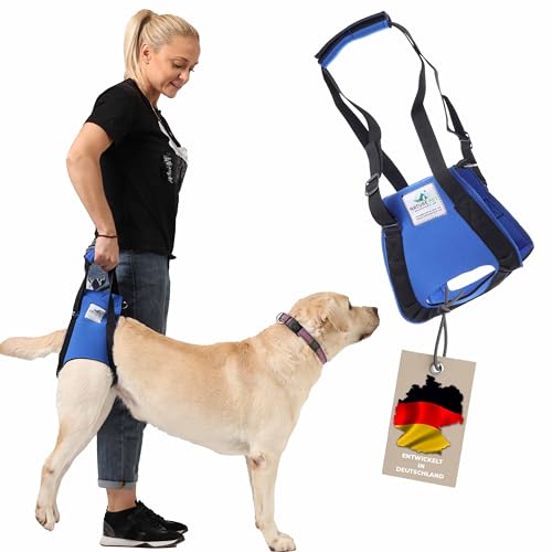 Nature Pet Tragehilfe für Hunde Hinten - Tragegurt als Treppenhilfe - Ideal für Ältere, Kranke oder Operierte Hunde - Hebegurt (XL, Schwarz) Nature Pet Tragehilfe für Hunde Hinten - Tragegurt als Treppenhilfe - Ideal für Ältere, Kranke oder Operierte Hunde - Hebegurt (XL, Schwarz) von Nature Pet
