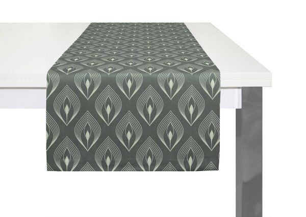 Nature by Adam Tischläufer aus 100% Bio-Baumwolle - Made in Germany - Feathers von Nature by Adam