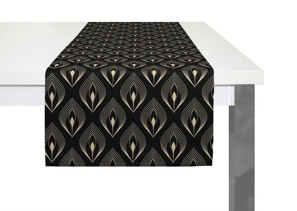 Nature by Adam Tischläufer aus 100% Bio-Baumwolle - Made in Germany - Feathers von Nature by Adam