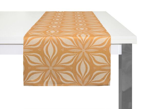 Nature by Adam Tischläufer aus 100% Bio-Baumwolle - Made in Germany - Retro Floret von Nature by Adam