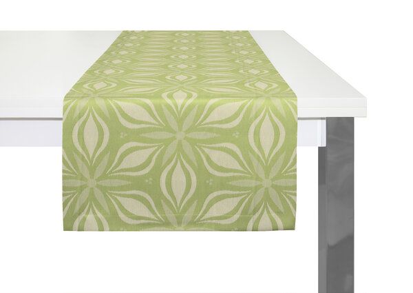 Nature by Adam Tischläufer aus 100% Bio-Baumwolle - Made in Germany - Retro Floret von Nature by Adam