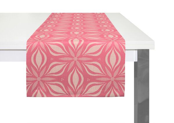 Nature by Adam Tischläufer aus 100% Bio-Baumwolle - Made in Germany - Retro Floret von Nature by Adam