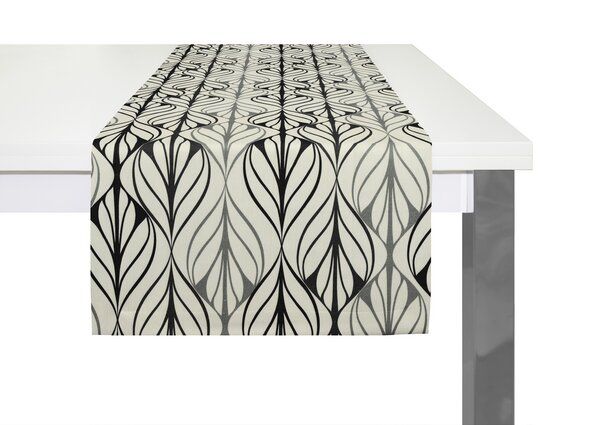 Nature by Adam Tischläufer aus 100% Bio-Baumwolle - Made in Germany - Wave von Nature by Adam