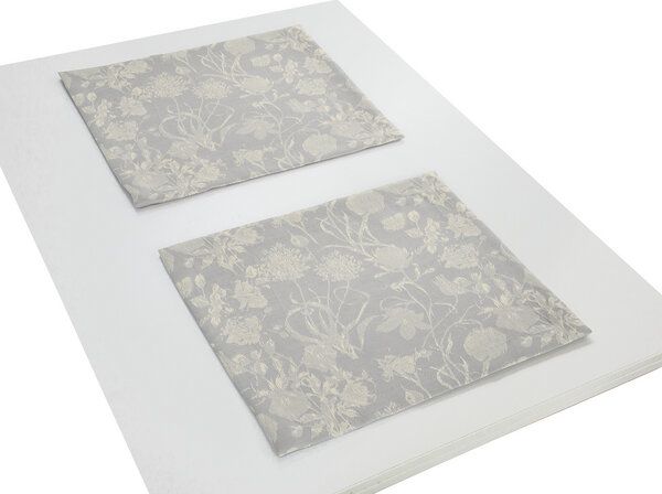 Nature by Adam Tischset 2er Pack aus 100% Bio-Baumwolle - Made in Germany - Flower Cuveé Light Nature by Adam Tischset 2er Pack aus 100% Bio-Baumwolle - Made in Germany - Flower Cuveé Light von Nature by Adam