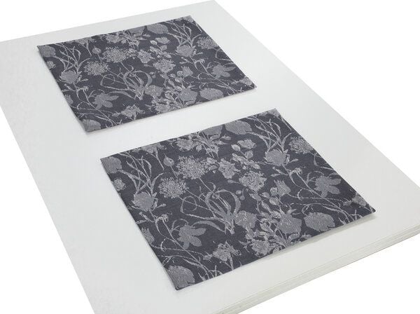 Nature by Adam Tischset 2er Pack aus 100% Bio-Baumwolle - Made in Germany - Flower Cuveé Light von Nature by Adam