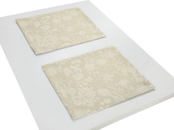 Nature by Adam Tischset 2er Pack aus 100% Bio-Baumwolle - Made in Germany - Flower Cuvée Nature by Adam Tischset 2er Pack aus 100% Bio-Baumwolle - Made in Germany - Flower Cuvée von Nature by Adam