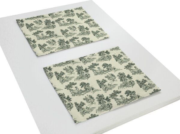 Nature by Adam Tischset 2er Pack aus 100% Bio-Baumwolle - Made in Germany - Good Old Days von Nature by Adam