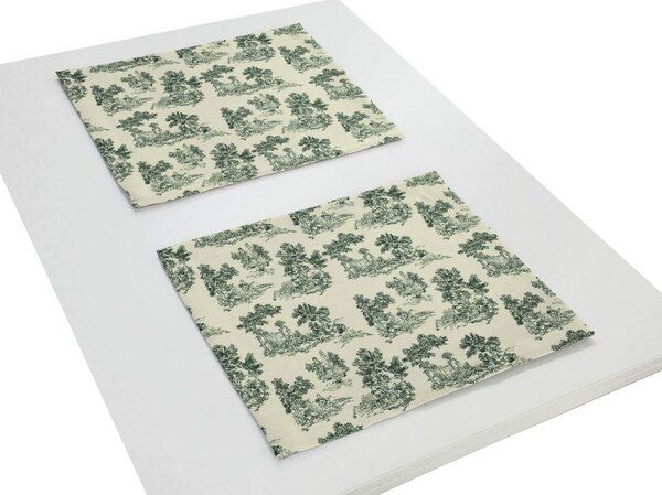 Nature by Adam Tischset 2er Pack aus 100% Bio-Baumwolle - Made in Germany - Good Old Days von Nature by Adam