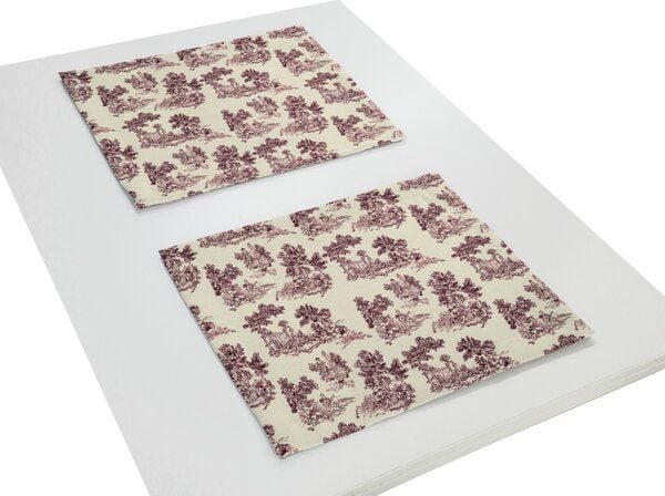Nature by Adam Tischset 2er Pack aus 100% Bio-Baumwolle - Made in Germany - Good Old Days von Nature by Adam