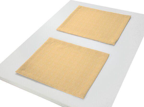 Nature by Adam Tischset 2er Pack aus 100% Bio-Baumwolle - Made in Germany - Graphic Ventus Light von Nature by Adam