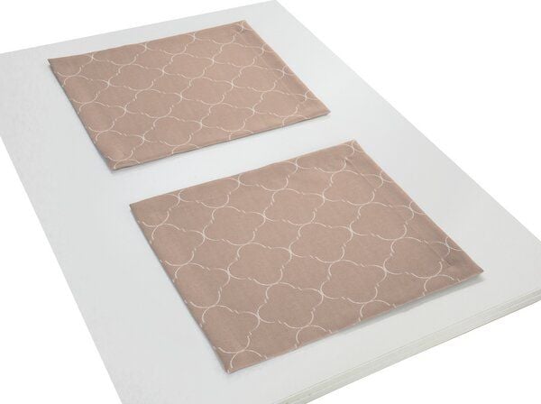 Nature by Adam Tischset 2er Pack aus 100% Bio-Baumwolle - Made in Germany - Indian Cortezada von Nature by Adam
