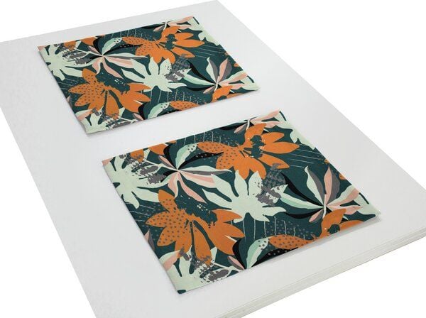 Nature by Adam Tischset 2er Pack aus 100% Bio-Baumwolle - Made in Germany - Jungle Nature by Adam Tischset 2er Pack aus 100% Bio-Baumwolle - Made in Germany - Jungle von Nature by Adam