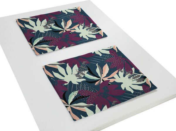 Nature by Adam Tischset 2er Pack aus 100% Bio-Baumwolle - Made in Germany - Jungle Nature by Adam Tischset 2er Pack aus 100% Bio-Baumwolle - Made in Germany - Jungle von Nature by Adam