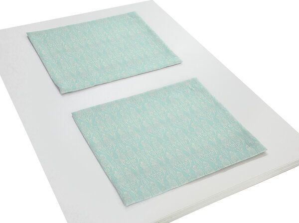 Nature by Adam Tischset 2er Pack aus 100% Bio-Baumwolle - Made in Germany - Little Parrot von Nature by Adam