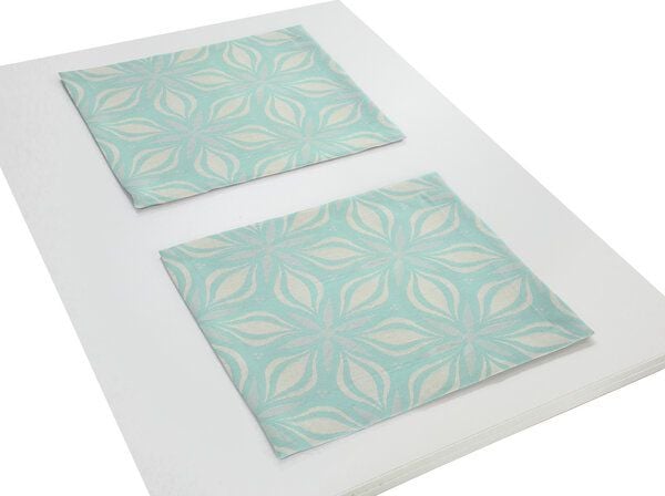 Nature by Adam Tischset 2er Pack aus 100% Bio-Baumwolle - Made in Germany - Retro Floret von Nature by Adam
