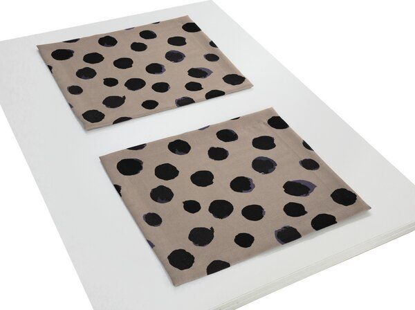 Nature by Adam Tischset 2er Pack aus Leinen und Bio-Baumwolle - Made in Germany - Dots Nature by Adam Tischset 2er Pack aus Leinen und Bio-Baumwolle - Made in Germany - Dots von Nature by Adam