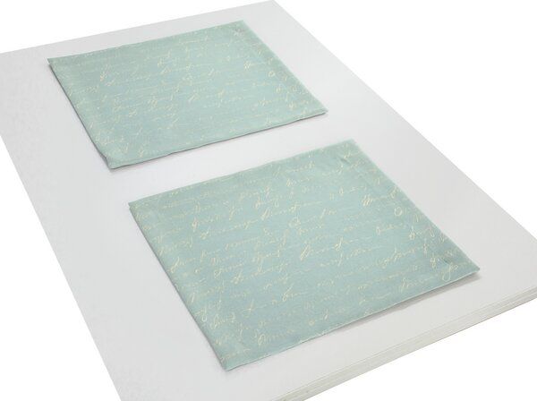 Nature by Adam Tischset 2er Pack aus Leinen und Bio-Baumwolle - Made in Germany - Scribble von Nature by Adam