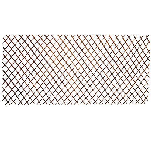 UNUS 5er Set Rankgitter Holz, Rankhilfe bis 180x90 cm, Scherengitter ausziehbar, Pflanzengitter für Kletterpflanzen, Rosen, Efeu, Clematis von UNUS