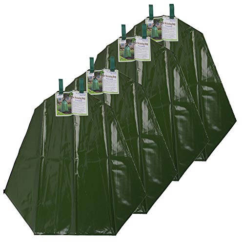 UNUS Baumbewässerungssack 55/75 Liter Fassungsvermögen Wassersack - Langzeit Bewässerung für Ihre Bäume - Tröpfchensystem aus strapazierfähigem PVC Material (4X 75 Liter) von UNUS