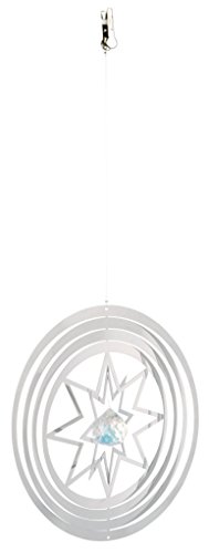 NATURE'S MELODY - Cosmo Windspiel STERNSTRAHL, ca. 5 Zoll / ca. 12 cm, silberfarben NATURE'S MELODY - Cosmo Windspiel STERNSTRAHL, ca. 5 Zoll / ca. 12 cm, silberfarben von Nature's Melody