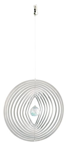 NATURE'S MELODY - Cosmo Windspiel RUND, ca. 5 Zoll / ca. 12 cm, silberfarben NATURE'S MELODY - Cosmo Windspiel RUND, ca. 5 Zoll / ca. 12 cm, silberfarben von Nature's Melody