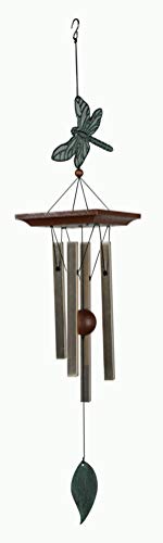 NATURE'S MELODY - Garten Dekor Klangspiel LIBELLE, ca. 24 Zoll / ca. 62 cm, hellgoldfarben NATURE'S MELODY - Garten Dekor Klangspiel LIBELLE, ca. 24 Zoll / ca. 62 cm, hellgoldfarben von Nature's Melody