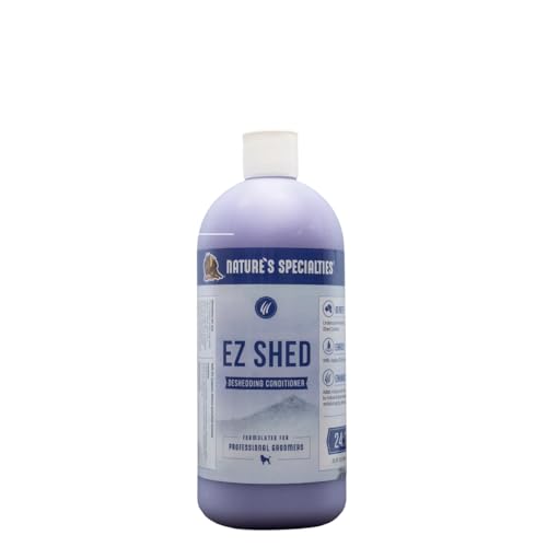 Nature's Specialties EZ Shed Conditioner für Hunde - Entfernt Unerwünschte Haare & Befeuchtet die Haut - Verringert das Scheuern - Pflegt das Fell des Hundes - Herrlicher Duft, 946ml Nature's Specialties EZ Shed Conditioner für Hunde - Entfernt Unerwünschte Haare & Befeuchtet die Haut - Verringert das Scheuern - Pflegt das Fell des Hundes - Herrlicher Duft, 946ml von Nature?s Specialties Mfg