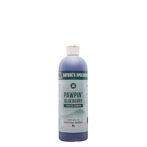 Nature's Specialties Pawpin Blueberry Hundeshampoo - Tränenfreies Shampoo für Gesicht & Körper - Fellaufhellendes Shampoo - verleiht strahlenden Glanz - Langanhaltender Duft, 473ml von Nature?s Specialties Mfg