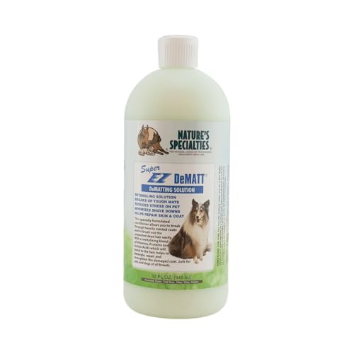 Nature's Specialties Super EZ Dematt Conditioner für Hunde - Entfilzende Pflegespülung für Hunde - Entfernt Verfilzungen - Hilft bei der Reparatur von Haut und Fell, 946ml von Nature?s Specialties Mfg