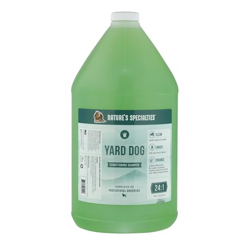 Nature's Specialties Yard Dog Shampoo für Hunde & Katzen - Sensitiv Hundeshampoo - Pflegendes Shampoo für Hunde - Entfettung & Tiefenreinigung - Sanfte Formel - Frischer Duft, 3.8L von Nature?s Specialties Mfg