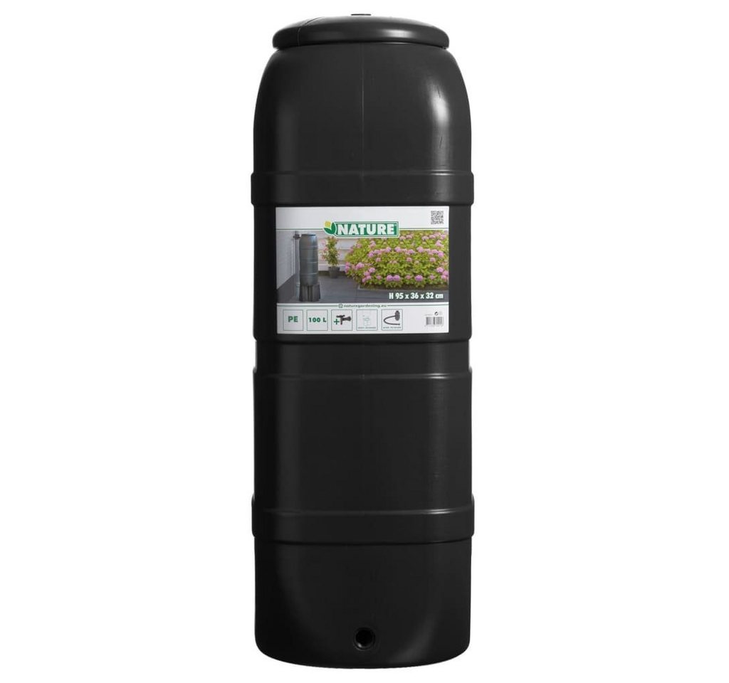 Nature Regentonne Regentonne 100 L Schwarz von Nature