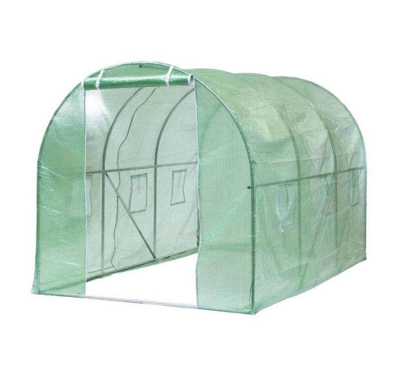 Nature Gewächshaus Gewächshaus 3,5x2x2 m Grün von Nature