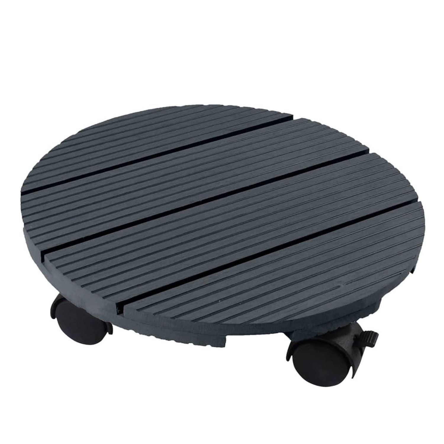 Nature Pflanzenroller Rund 30 Cm Anthrazit Holz 1908769 Nature Pflanzenroller Rund 30 Cm Anthrazit Holz 1908769 von Nature