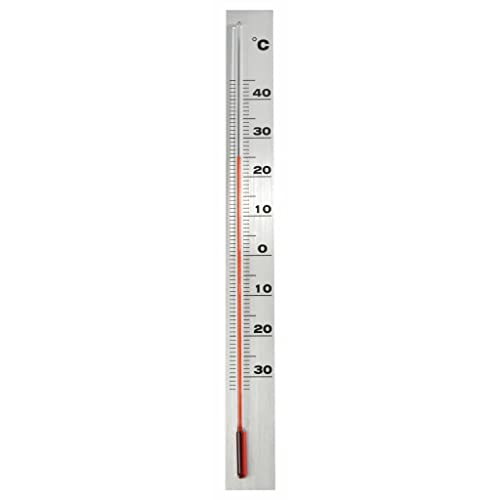 Nature Wandthermometer, Aluminium, Hygrometer, Innentemperatur/Luftfeuchtigkeit von Nature