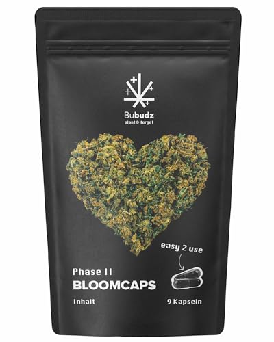 Bubudz Dünger Kapseln - Bloom | Cannabis Dünger | Hanf Dünger für Blühphase | Indoor & Outdoor für Hanf Pflanzen | Biologischer Dünger von NatureHolic
