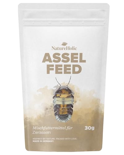 NatureHolic Assel Feed | Hauptfutter für Asseln im Terrarium | Proteinreiches Hauptfutter für Asseln mit wertvollen Mineralstoffen und natürlichen Zutaten NatureHolic Assel Feed | Hauptfutter für Asseln im Terrarium | Proteinreiches Hauptfutter für Asseln mit wertvollen Mineralstoffen und natürlichen Zutaten von NatureHolic