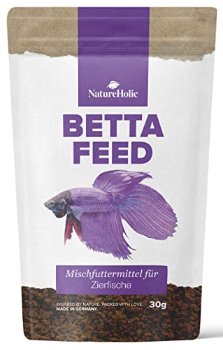 NatureHolic Bettafeed Softgranulat I Fischfutter Aquarium | Spezialfutter für Kampffische I mit allem, was Betta splendens brauchen I schonende Herstellung I Made in Germany I 50ml NatureHolic Bettafeed Softgranulat I Fischfutter Aquarium | Spezialfutter für Kampffische I mit allem, was Betta splendens brauchen I schonende Herstellung I Made in Germany I 50ml von NatureHolic