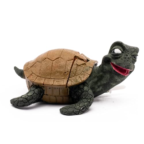 NatureHolic Schildkröte Sprudelstein 10x8x6 cm | Aquarium Deko aus Kunstharz | Luftausströmer mit Anschluss für Luftpumpe | Luftstein & Blickfang | Für Aquascapes NatureHolic Schildkröte Sprudelstein 10x8x6 cm | Aquarium Deko aus Kunstharz | Luftausströmer mit Anschluss für Luftpumpe | Luftstein & Blickfang | Für Aquascapes von NatureHolic