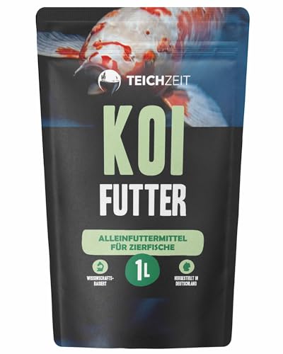 NatureHolic - Koi Futter I hochwertige Zusätze wie Krill, Astaxanthin und Spirulina I exakt auf den Bedarf von Koi abgestimmt I Made in Germany I 0,5 kg von NatureHolic