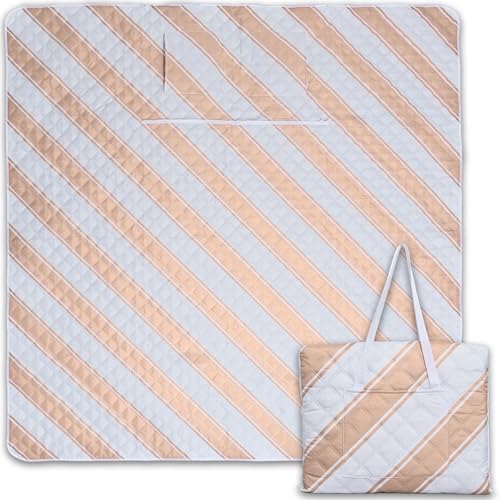 Picknickdecke wasserdicht 150x200cm isoliert & gepolstert - Stranddecke sandfrei – ideal für Camping, Strand, Festivals, Kinder und Parks - ultra leichte faltbare & waschbare – Outdoordecke XXL Picknickdecke wasserdicht 150x200cm isoliert & gepolstert - Stranddecke sandfrei – ideal für Camping, Strand, Festivals, Kinder und Parks - ultra leichte faltbare & waschbare – Outdoordecke XXL von NatureLiving