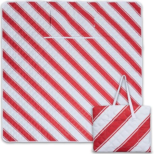 Picknickdecke wasserdicht 150x200cm isoliert & gepolstert - Stranddecke sandfrei – ideal für Camping, Strand, Festivals, Kinder und Parks - ultra leichte faltbare & waschbare – Outdoordecke XXL Picknickdecke wasserdicht 150x200cm isoliert & gepolstert - Stranddecke sandfrei – ideal für Camping, Strand, Festivals, Kinder und Parks - ultra leichte faltbare & waschbare – Outdoordecke XXL von NatureLiving