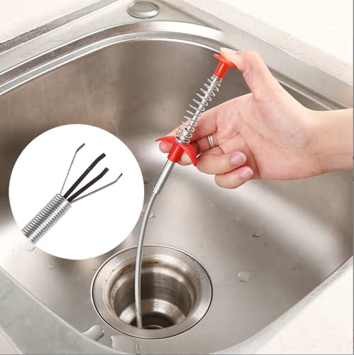 NatureMan Flexibler Greifzange mit 4 Klauen, einziehbar, saubere Klaue, Abwasser-Entwässerungs-Artefakt, für Abwasser-, Küchen-, WC-, Badezimmer-Waschbecken (89,9 cm) von NatureMan