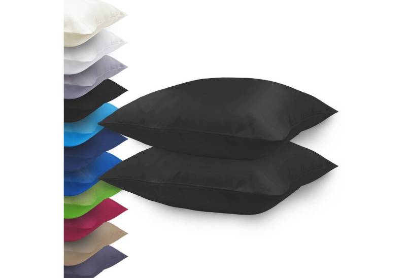 NatureMark Kissenbezüge 2er Pack Mikrofaser Kissenbezug, Schwarz) NatureMark Kissenbezüge 2er Pack Mikrofaser Kissenbezug, Schwarz) von NatureMark