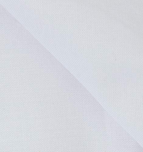 Nature Mark Doppelpack klassisches weißes Bettlaken/Haustuch/Tischdecke/Allzweck-Textiltuch 100% Baumwolle 150 x 250 cm 95°C waschbar, 250 x 150 cm, 2-Einheiten von NatureMark