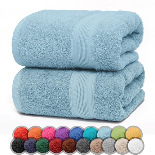 NatureMark 2er Pack DUSCHTÜCHER Premium Qualität 70x140cm DUSCHTUCH Dusch-Handtuch Doppelpack Farbe: Hell blau NatureMark 2er Pack DUSCHTÜCHER Premium Qualität 70x140cm DUSCHTUCH Dusch-Handtuch Doppelpack Farbe: Hell blau von NatureMark