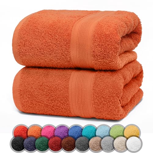 NatureMark 2er Pack DUSCHTÜCHER Premium Qualität 70x140cm DUSCHTUCH Dusch-Handtuch Doppelpack Farbe: Terrakotta NatureMark 2er Pack DUSCHTÜCHER Premium Qualität 70x140cm DUSCHTUCH Dusch-Handtuch Doppelpack Farbe: Terrakotta von NatureMark