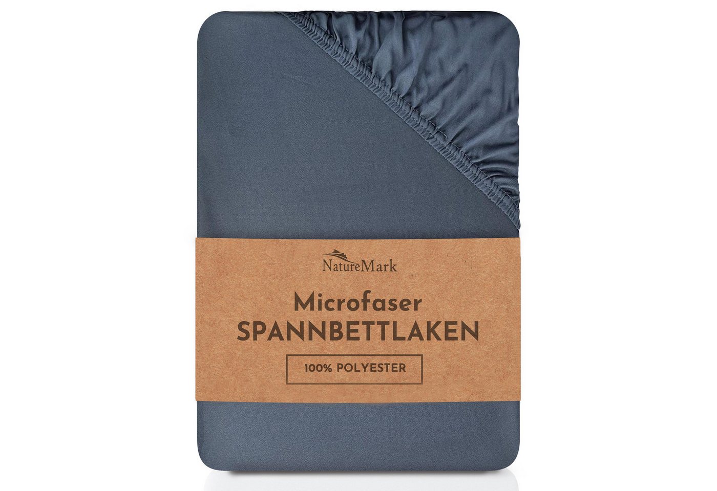 NatureMark Spannbettlaken Mikrofaser Spannbetttuch, Polyester, Gummizug: rundum, viele Größen und Farben Markenware, 200x220 cm, Anthrazit grau NatureMark Spannbettlaken Mikrofaser Spannbetttuch, Polyester, Gummizug: rundum, viele Größen und Farben Markenware, 200x220 cm, Anthrazit grau von NatureMark