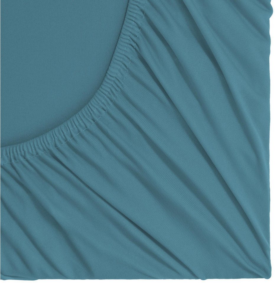 NatureMark Spannbettlaken 2er Pack Mikrofaser Spannbettlaken, Polyester, Gummizug: rundum, (2 Stück), Petrol) von NatureMark