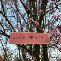 Holzschild Für Den Garten, Gartenliebe, Gartendeko von NatureRoadshop