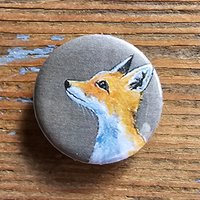 Kühlschrankmagnet „Fuchsportrait" von NatureToPin